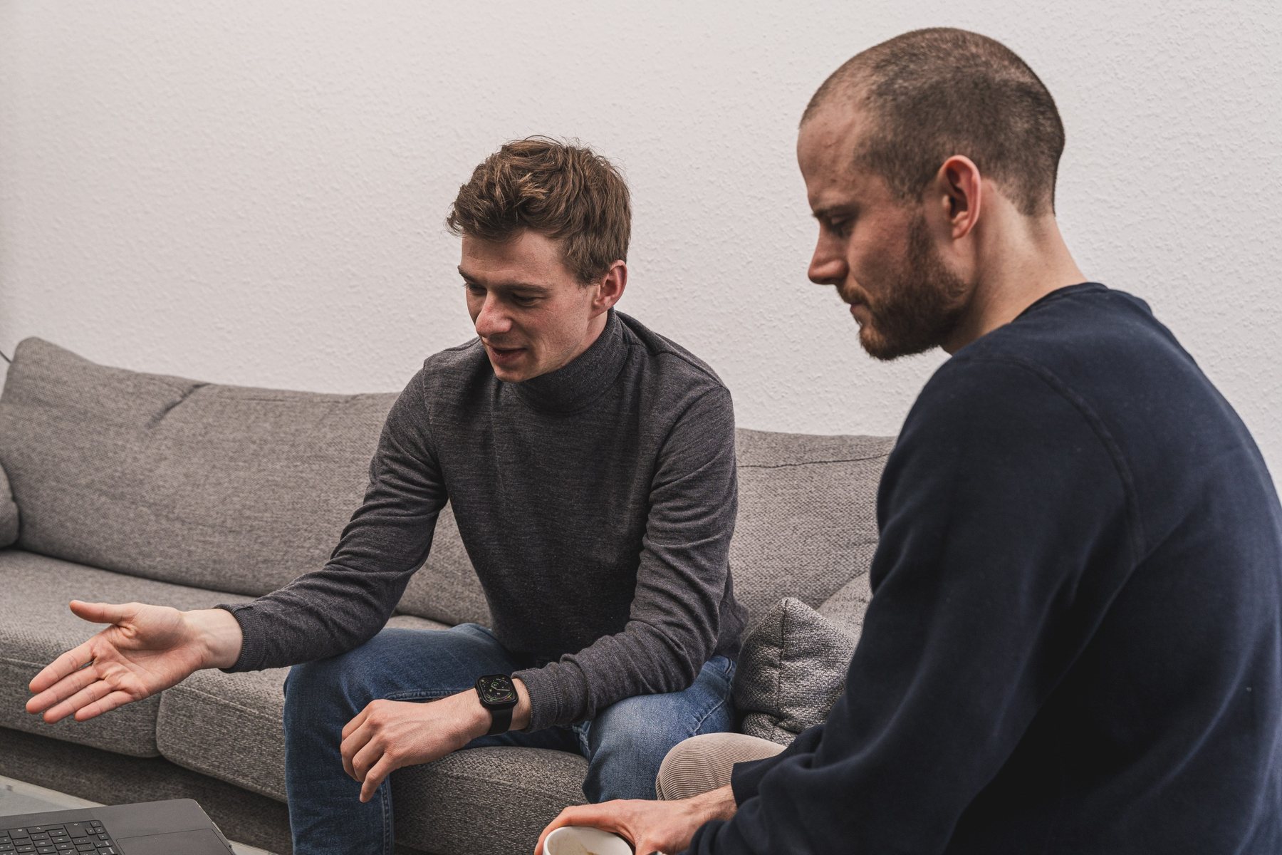 Jonas Deichelmann und Christian Krämer im Gespräch
